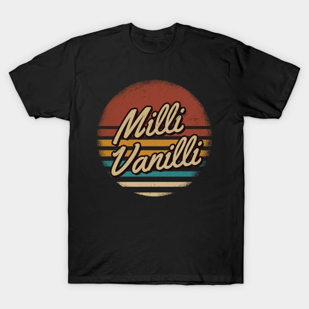 Milli Vanilli Retro Style T-Shirt by JamexAlisa